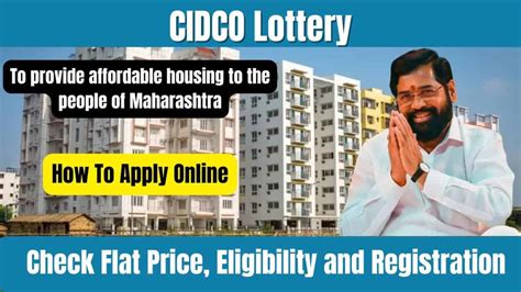 cidco lottery registration fees|CIDCO Lottery 2024: Flat Registration, Price & Last Date.